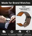 Bracelet montre cuir vache boucle papillon – Couleur du bracelet Grey B Buckle
