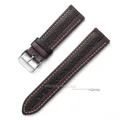 Bracelet montre cuir vache étanche 20 à 22 mm – Couleur du bracelet brown black