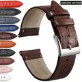 Bracelet montre cuir vachette 12 à 22 mm souple – 1
