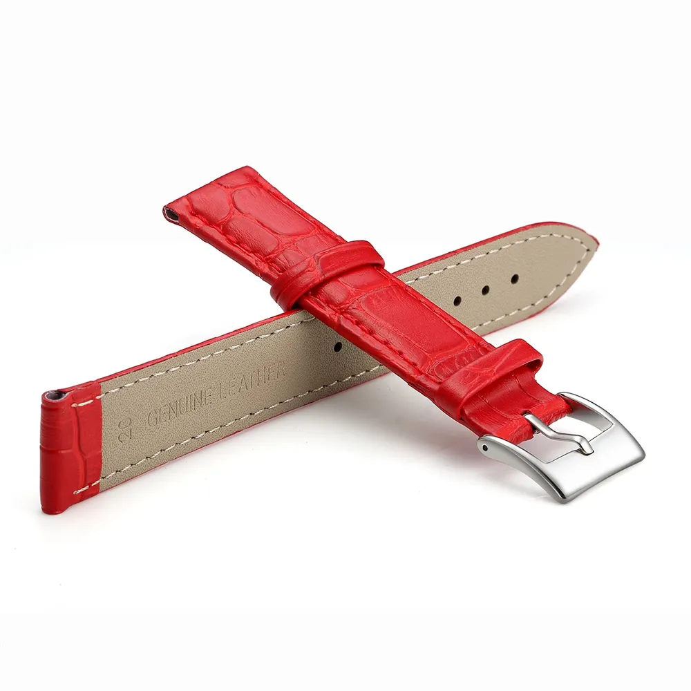 Bracelet montre cuir vachette 12 à 22 mm souple