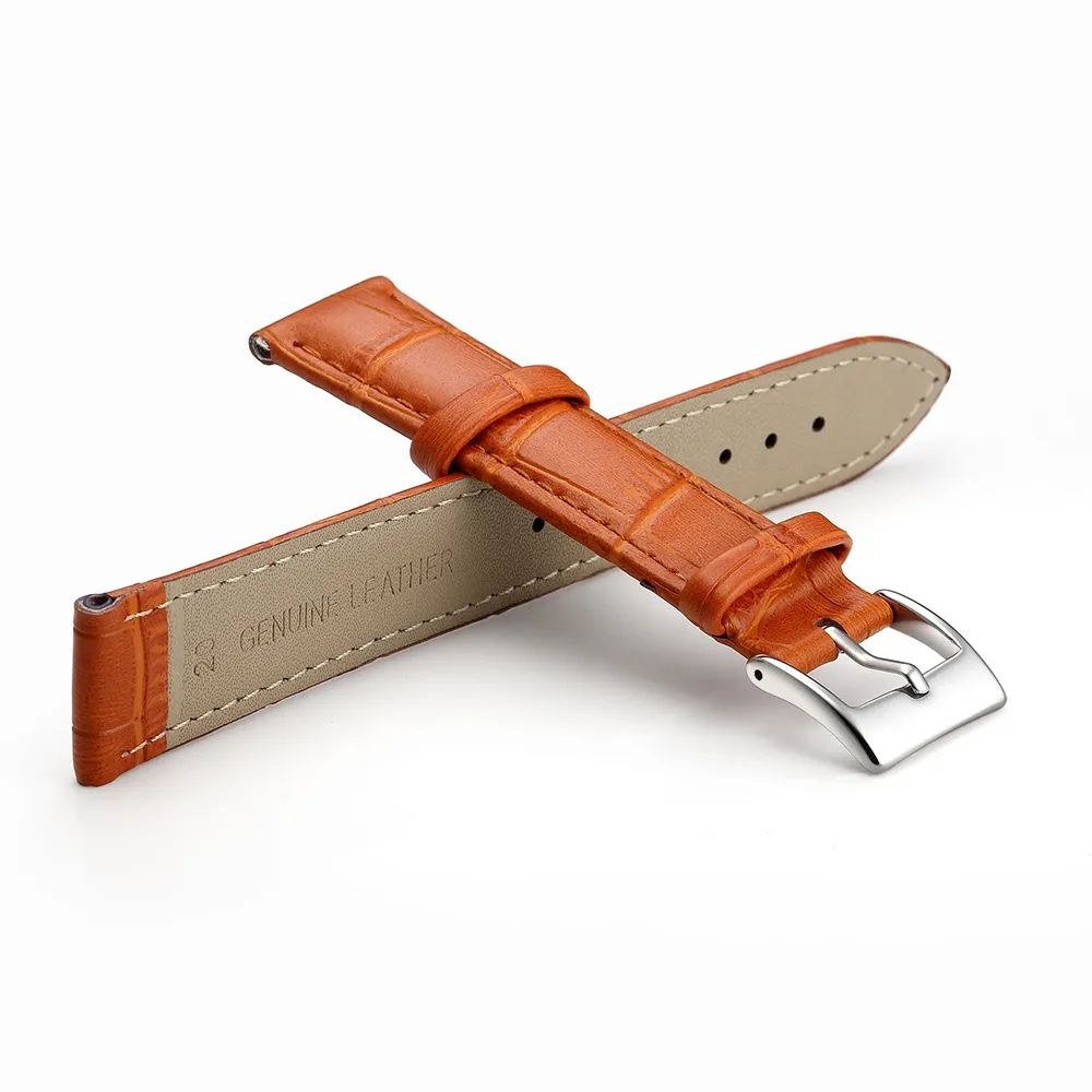 Bracelet montre cuir vachette 12 à 22 mm souple