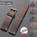 Bracelet montre cuir vachette 18 à 24 mm ciré huilé – 1