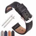 Bracelet montre cuir vachette 18 à 24 mm pour Samsung Gear S3 – 1
