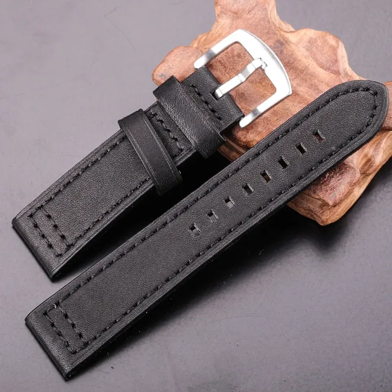 Bracelet montre cuir vachette 18 à 24 mm pour Samsung Gear S3