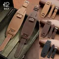 Bracelet montre cuir vachette 20 à 24 mm mat – 1
