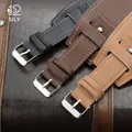 Bracelet montre cuir vachette 20 à 24 mm mat – 6