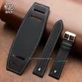 Bracelet montre cuir vachette 20 à 24 mm mat – Couleur du bracelet Black