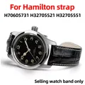 Bracelet montre cuir vachette croco 20 et 22 mm – 1