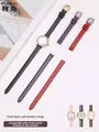 Bracelet montre cuir veau fin 6 à 24 mm étanche – 3