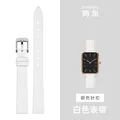 Bracelet montre cuir veau fin 6 à 24 mm étanche – Couleur du bracelet grey-silver