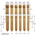 Bracelet montre cuir veau respirant 18 à 24 mm – 6