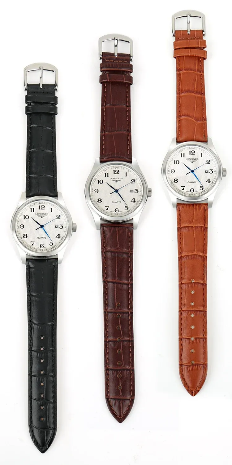 Bracelet montre cuir véritable 12 à 20 mm