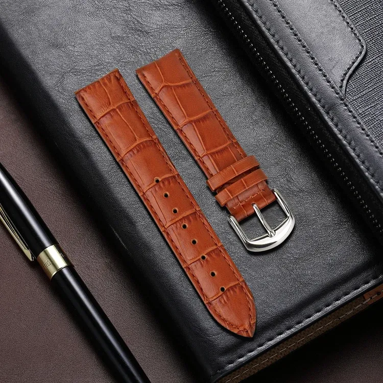 Bracelet montre cuir véritable 12 à 20 mm