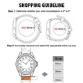 Bracelet montre cuir véritable 14 à 22 mm – 5