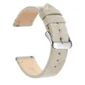 Bracelet montre cuir véritable 14 à 22 mm – Band Color Beige 1