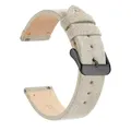 Bracelet montre cuir véritable 14 à 22 mm – Band Color Beige 2
