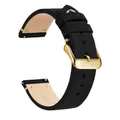 Bracelet montre cuir véritable 14 à 22 mm – Band Color Black 3