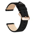 Bracelet montre cuir véritable 14 à 22 mm – Band Color Black 4