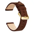 Bracelet montre cuir véritable 14 à 22 mm – Band Color Coffee 3