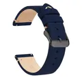 Bracelet montre cuir véritable 14 à 22 mm – Band Color Dark Blue 2