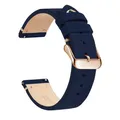 Bracelet montre cuir véritable 14 à 22 mm – Band Color Dark Blue 4