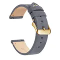 Bracelet montre cuir véritable 14 à 22 mm – Band Color Dark Gray 3