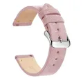 Bracelet montre cuir véritable 14 à 22 mm – Band Color Pink 1