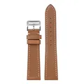 Bracelet montre cuir véritable 17 à 22 mm rétro – Couleur du bracelet Light brown