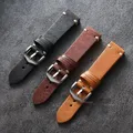 Bracelet montre cuir véritable 18 à 22 mm – 3