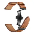 Bracelet montre cuir véritable 20 à 22 mm – 1