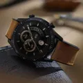 Bracelet montre cuir véritable 47 mm pour Samsung Galaxy Watch – 5