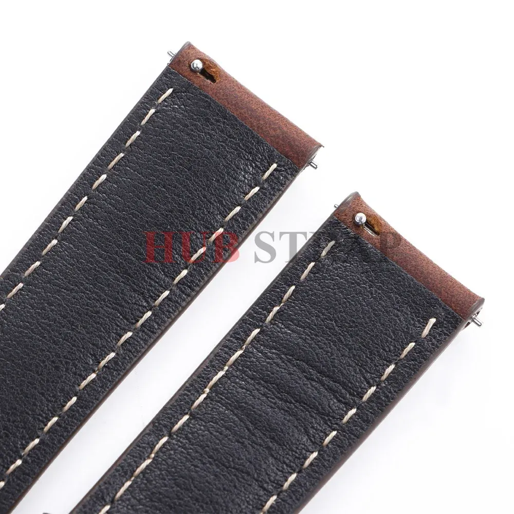 Bracelet montre cuir vintage 14 à 24 mm