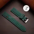 Bracelet montre cuir vintage 14 à 24 mm – Couleur du bracelet Green