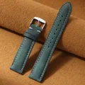 Bracelet montre cuir vintage 14 à 24 mm – Couleur du bracelet vert