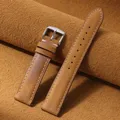 Bracelet montre cuir vintage 14 à 24 mm – Couleur du bracelet Yellow Brown