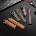 Bracelet montre cuir vintage 18 à 22 mm pour DW – 3