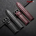Bracelet montre cuir vintage 18 à 22 mm pour DW – 4