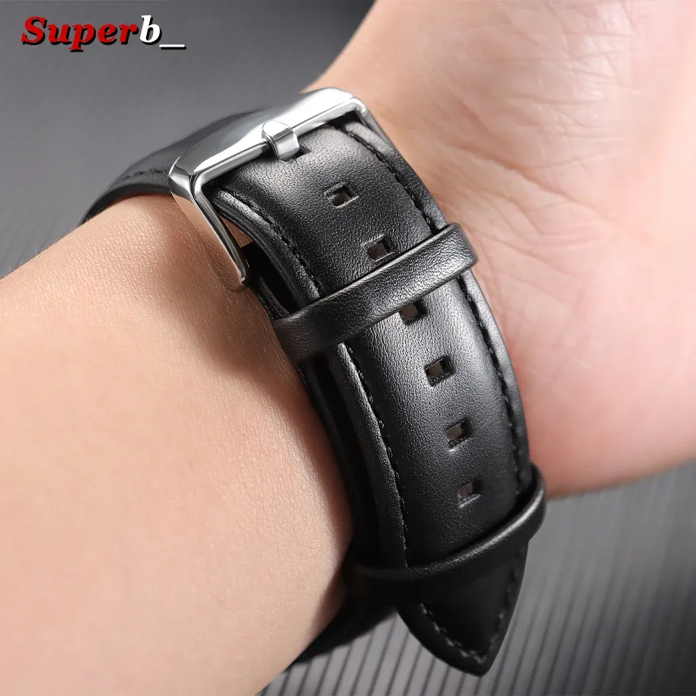 Bracelet montre cuir vintage 18 à 22 mm pour DW