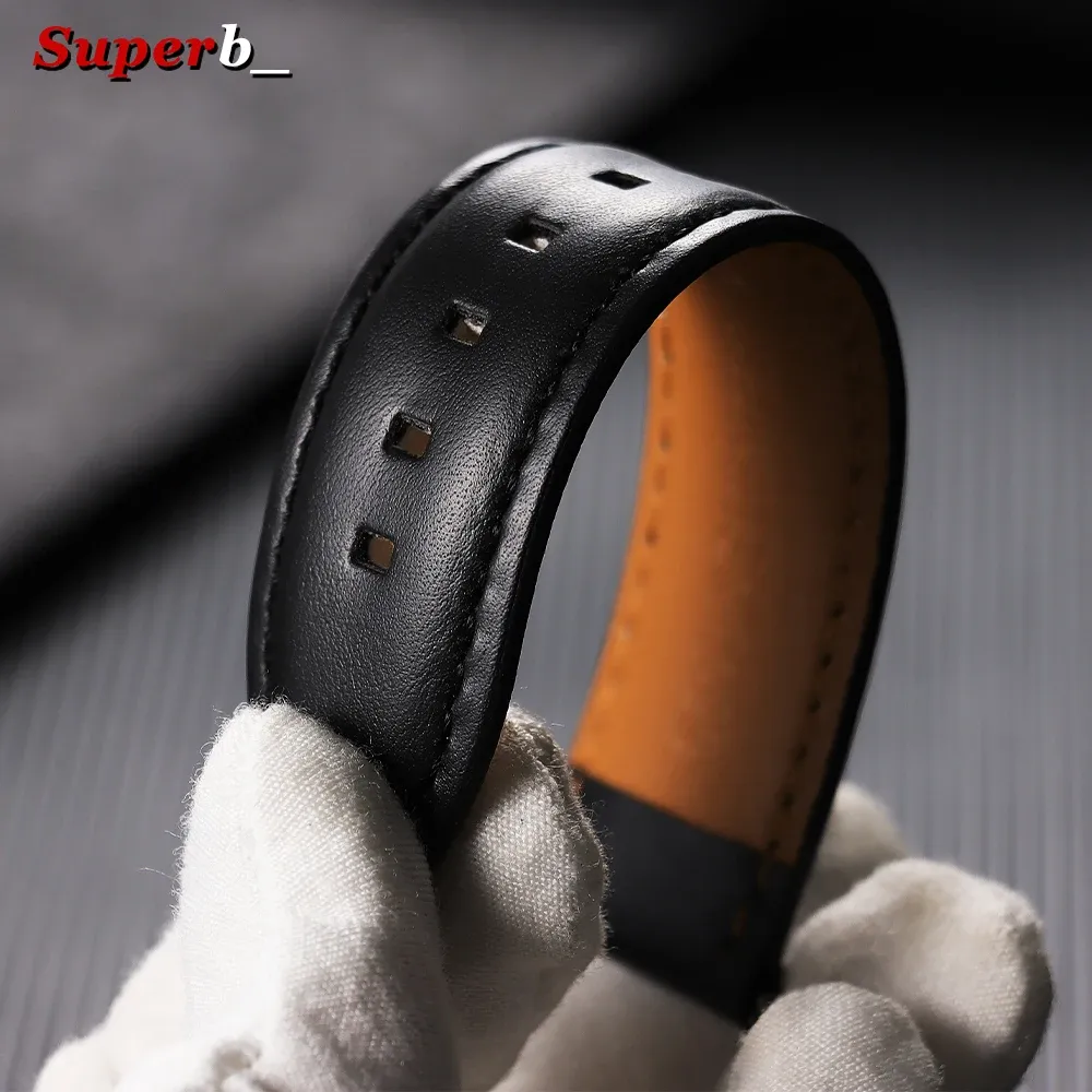Bracelet montre cuir vintage 18 à 22 mm pour DW