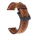 Bracelet montre cuir vintage 18 à 24 mm – Couleur du bracelet Dark Brown