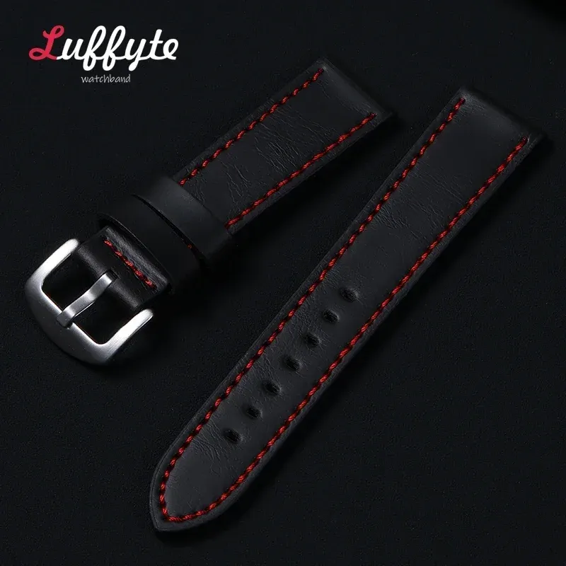 Bracelet montre cuir vintage 18 à 24 mm