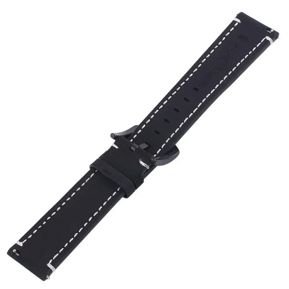 Bracelet montre cuir vintage 18 à 24 mm