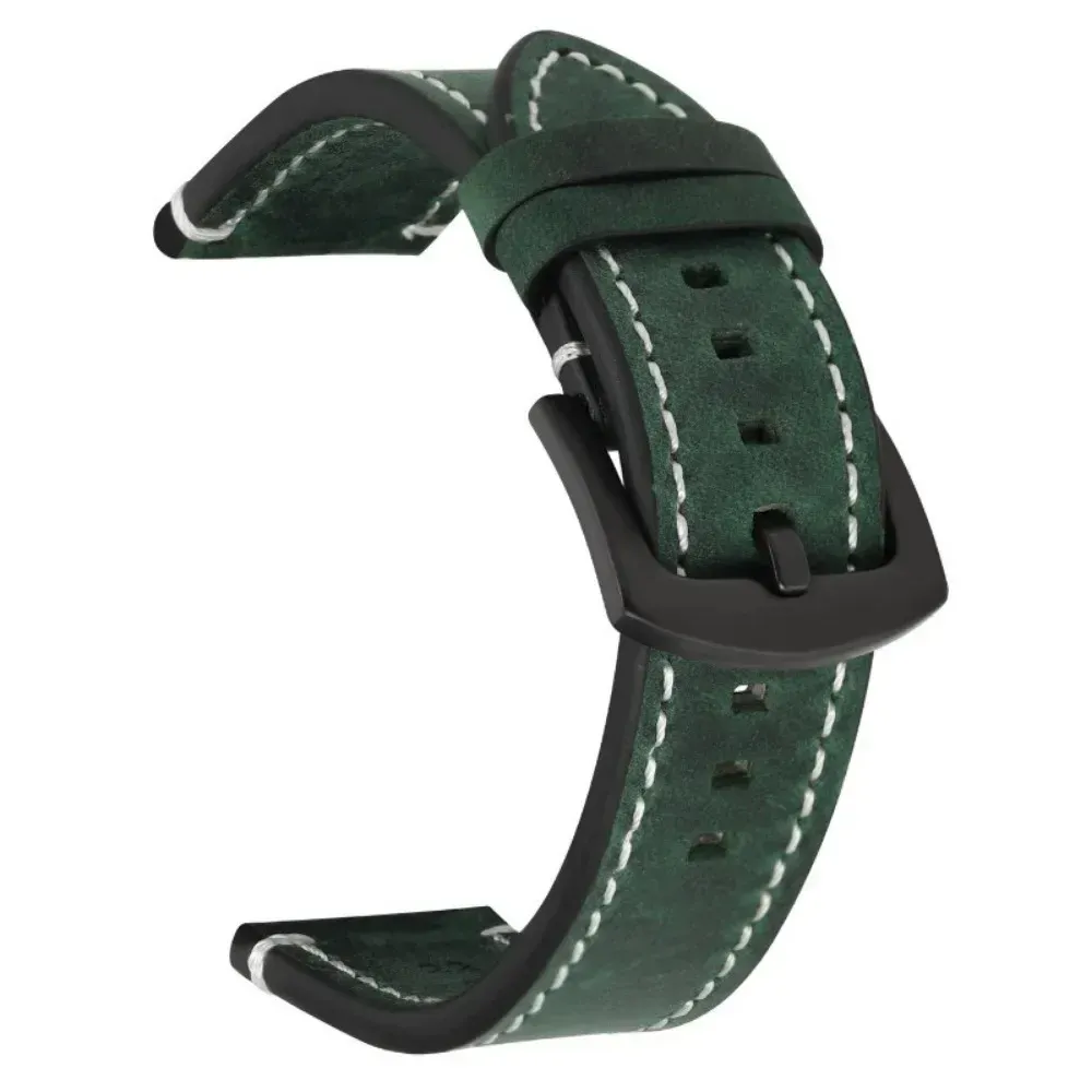 Bracelet montre cuir vintage 18 à 24 mm