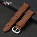Bracelet montre cuir vintage 18 à 24 mm – Couleur du bracelet Light Brown