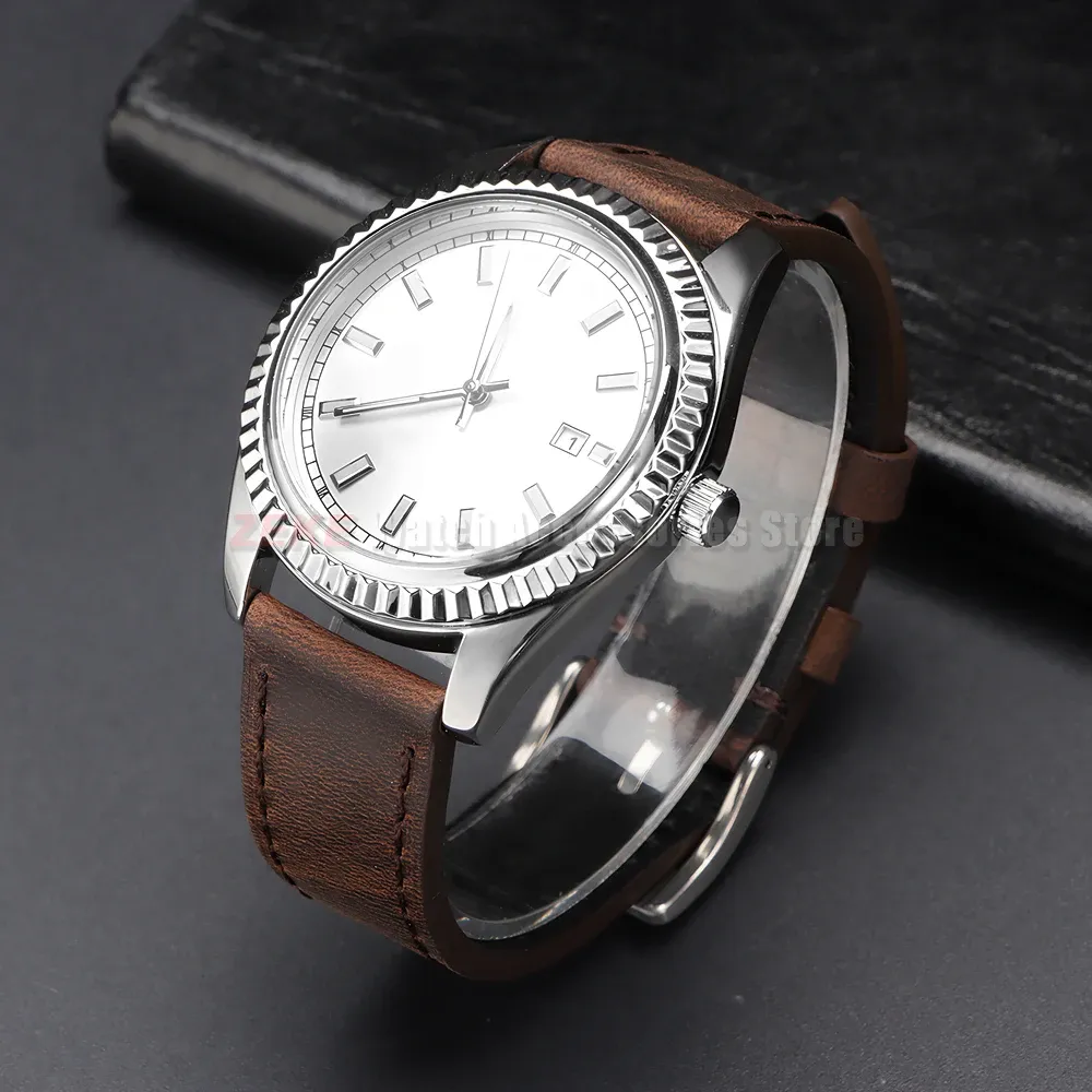 Bracelet montre cuir vintage 18 à 24 mm pour Omega et Seiko
