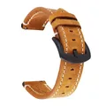 Bracelet montre cuir vintage 18 à 24 mm – Couleur du bracelet Yellow Brown