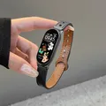Bracelet montre fin cuir Xiaomi Mi Band 8 – Couleur du bracelet Black