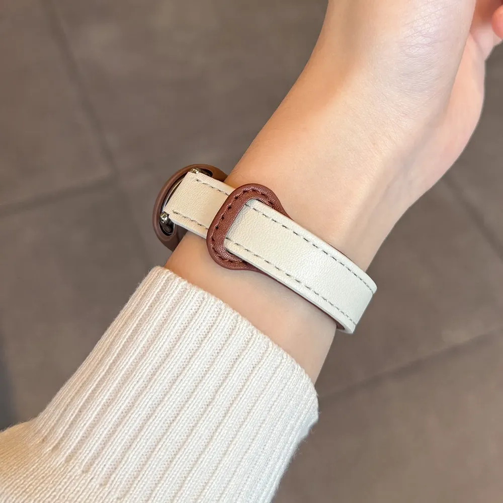 Bracelet montre fin cuir Xiaomi Mi Band 8