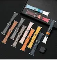 Bracelet montre luxe cuir Apple Watch 38 à 49 mm – 2