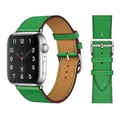Bracelet montre luxe cuir Apple Watch 38 à 49 mm – Couleur du bracelet Bambou 36